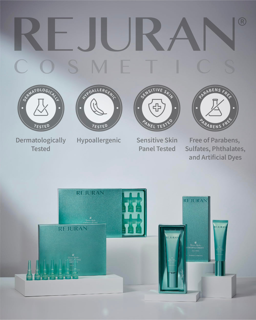 REJURAN Recover c-PDRN Lifting Ampoule anti-aging benefits suggested by soothing effects