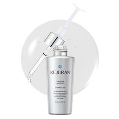 REJURAN Turnover Ampoule bottle front for extended hydration and renewal.