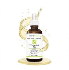 RejuveNaturals Vitamin E Oil bottle close-up for deep hydration
