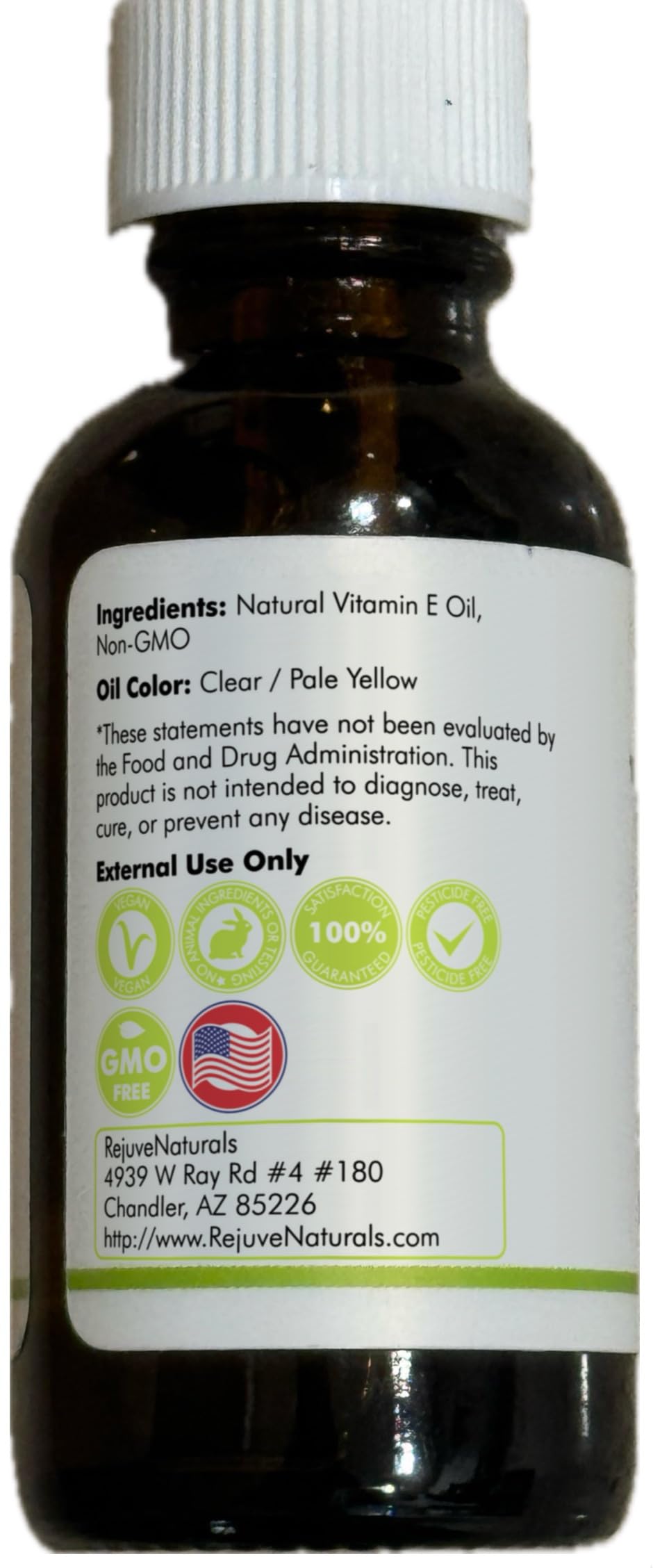 RejuveNaturals Vitamin E Oil adds a healthy glow and even tone