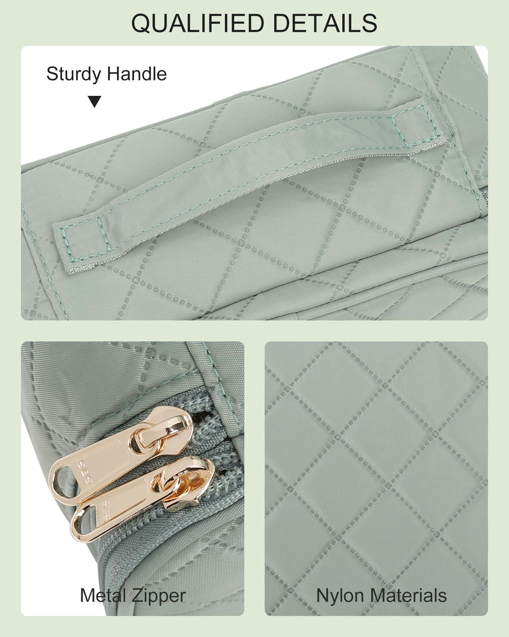 Relavel compact daily-use pouch fits neatly in handbags.