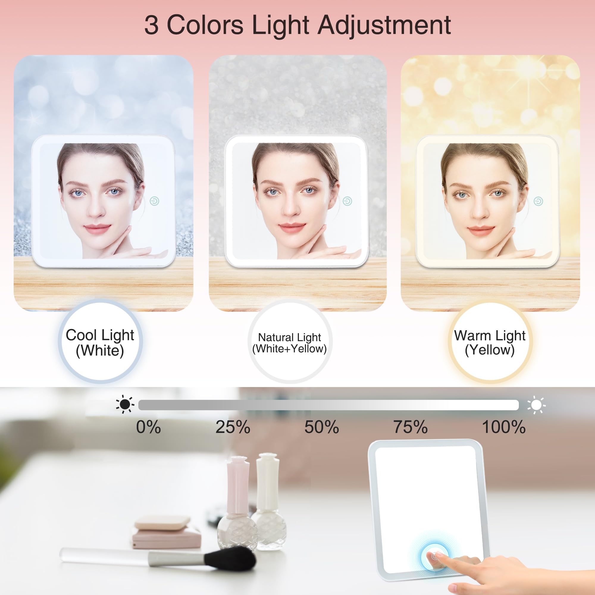 Relavel detachable EVA partitions keep cosmetics organized and easy to reconfigure