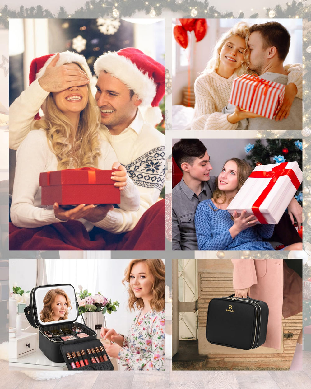 Relavel makeup bag as a gift idea for Valentine’s, Christmas, or birthdays.