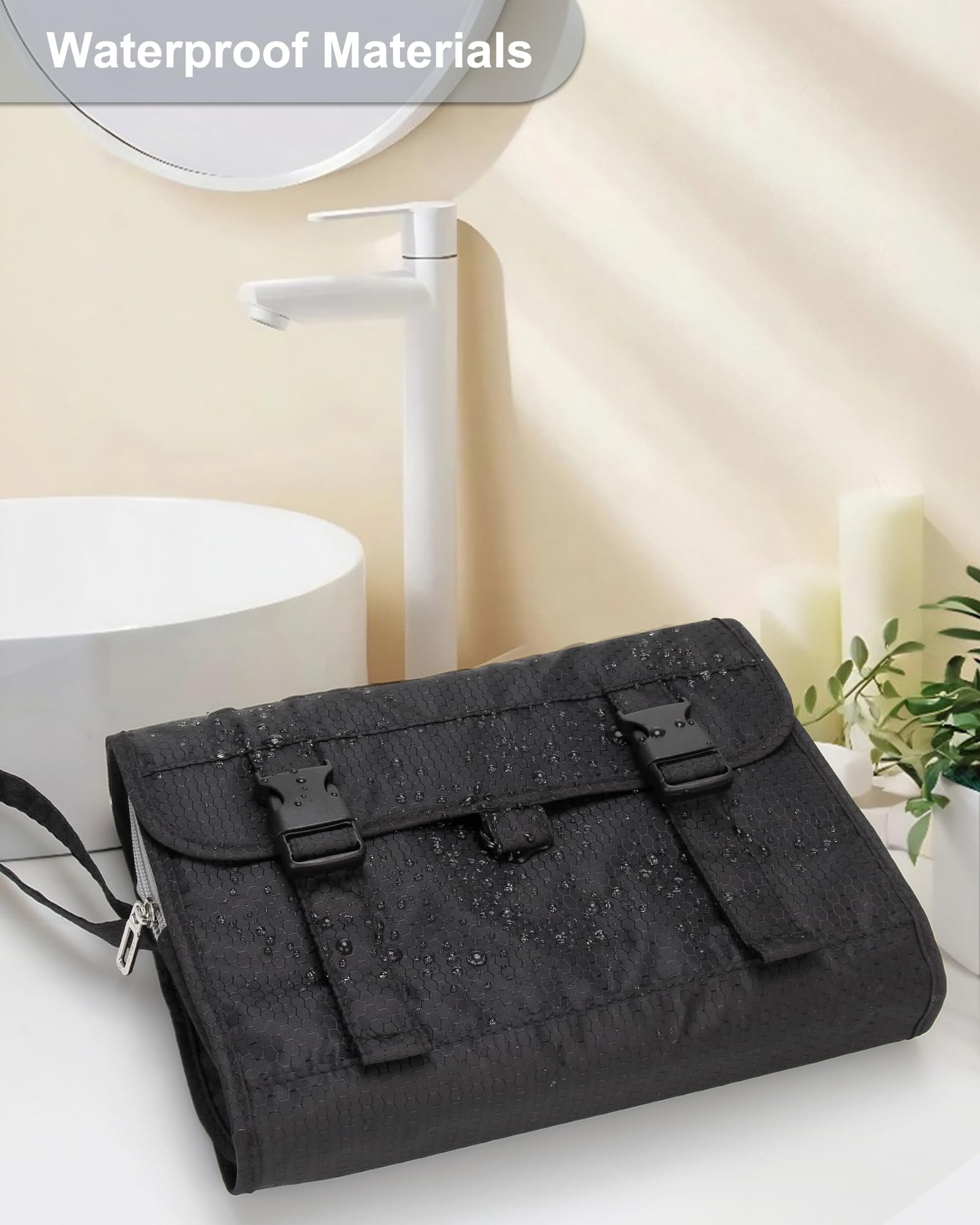 Relavel swivel hook travel bag for versatile hanging in hotels