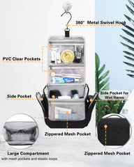 Relavel bag with multiple compartments keeping items organized