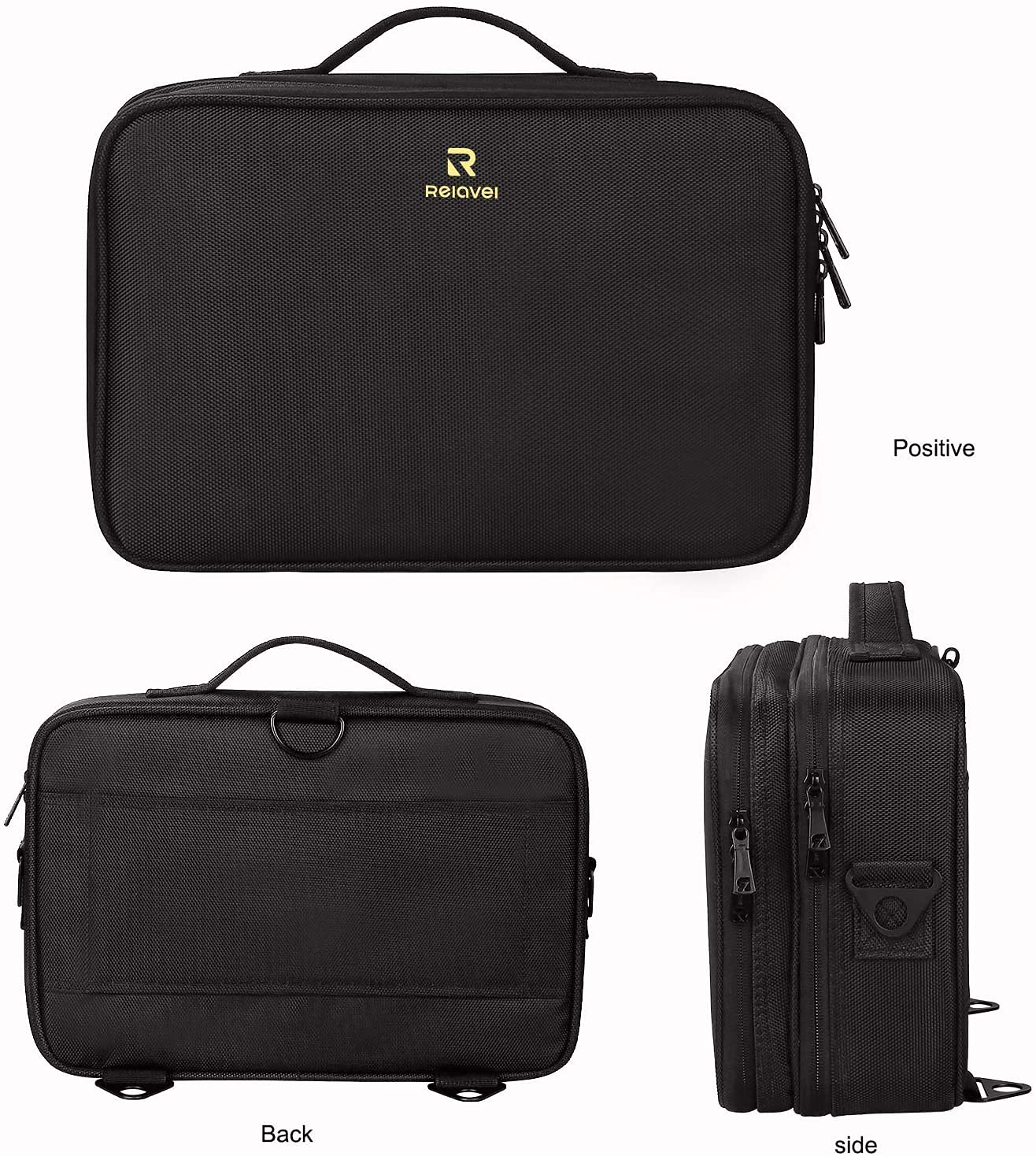 Relavel multiuse storage ideal for jewelry, toiletries, or electronics.