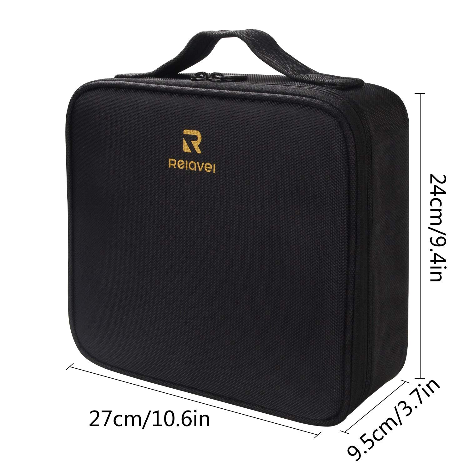 Relavel compact travel companion keeps vanity essentials organized anywhere.