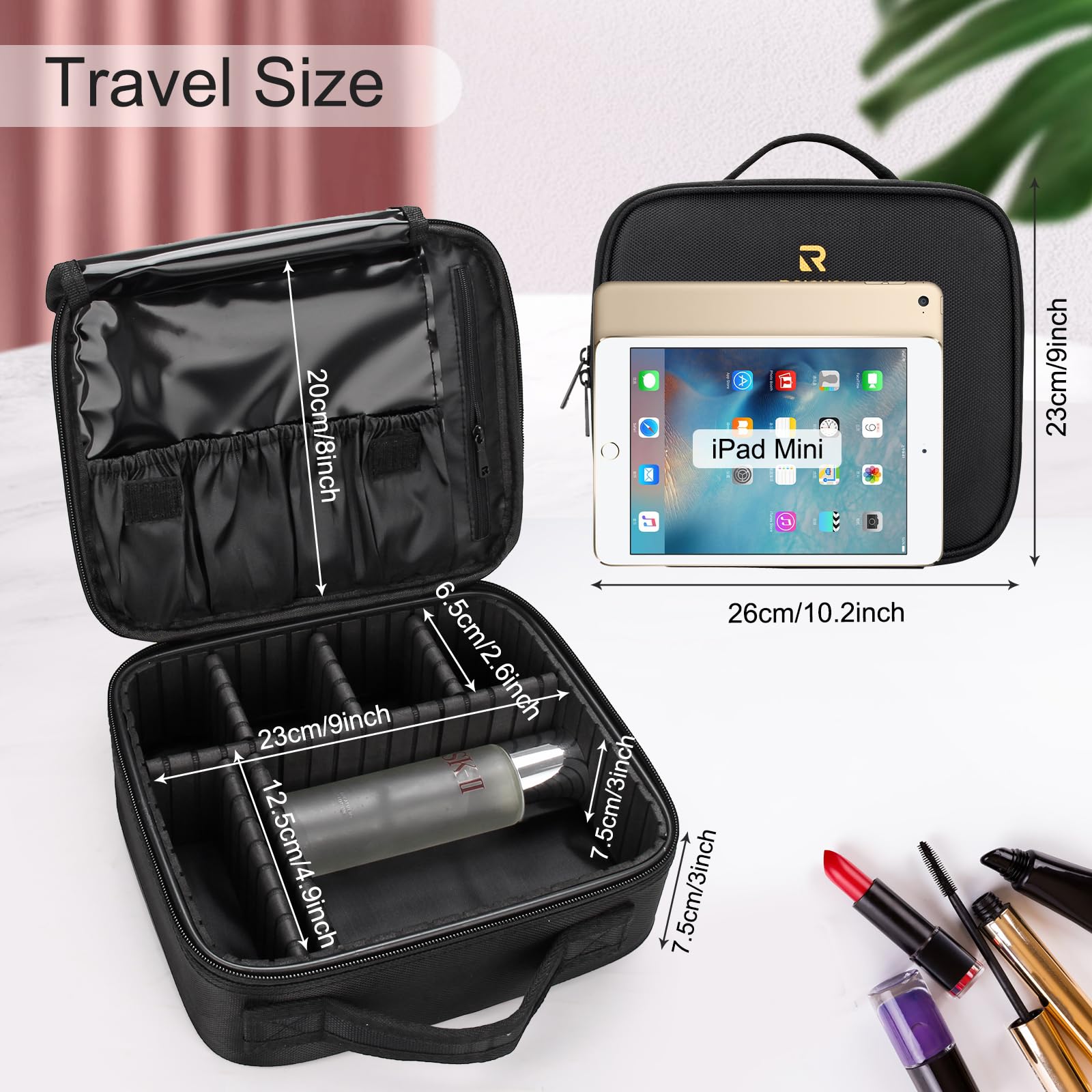Relavel waterproof interior guards contents against spills.