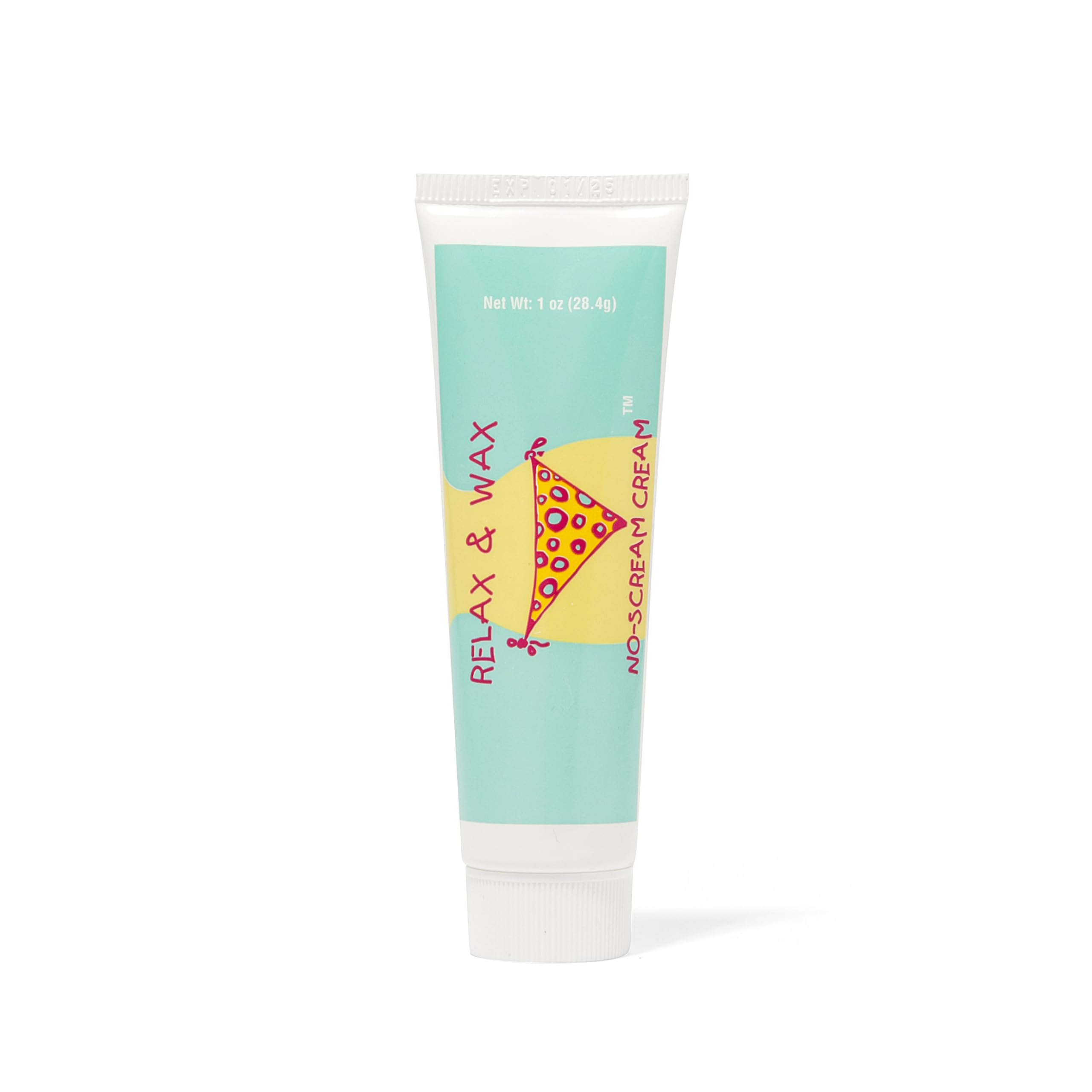 Relax and Wax No Scream Cream: botella para aplicación rápida antes de depilar.