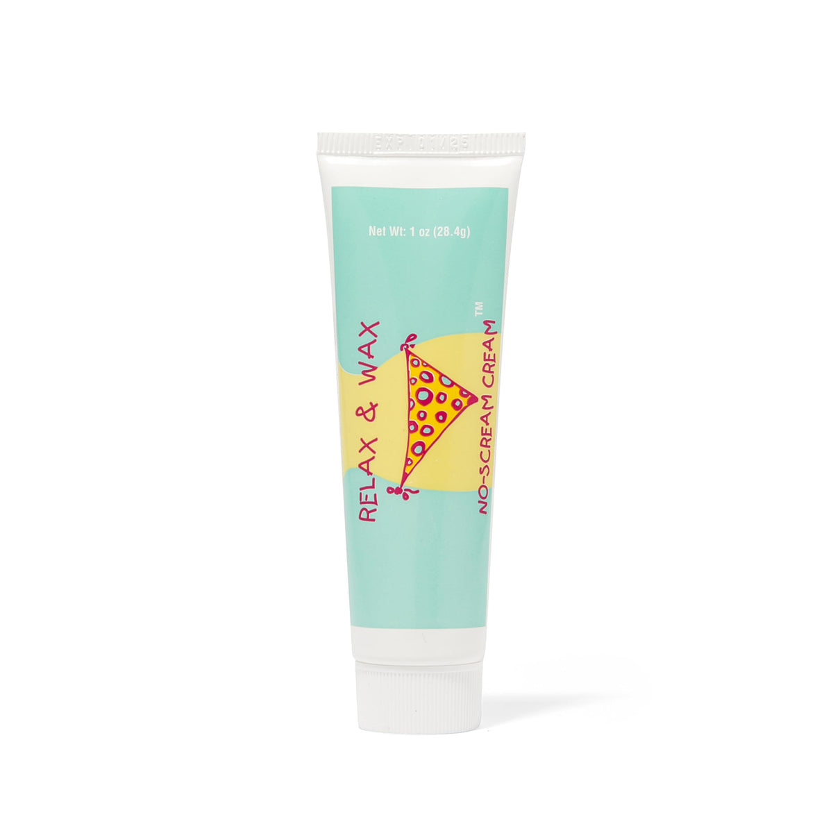 Relax and Wax No Scream Cream: botella para aplicación rápida antes de depilar.