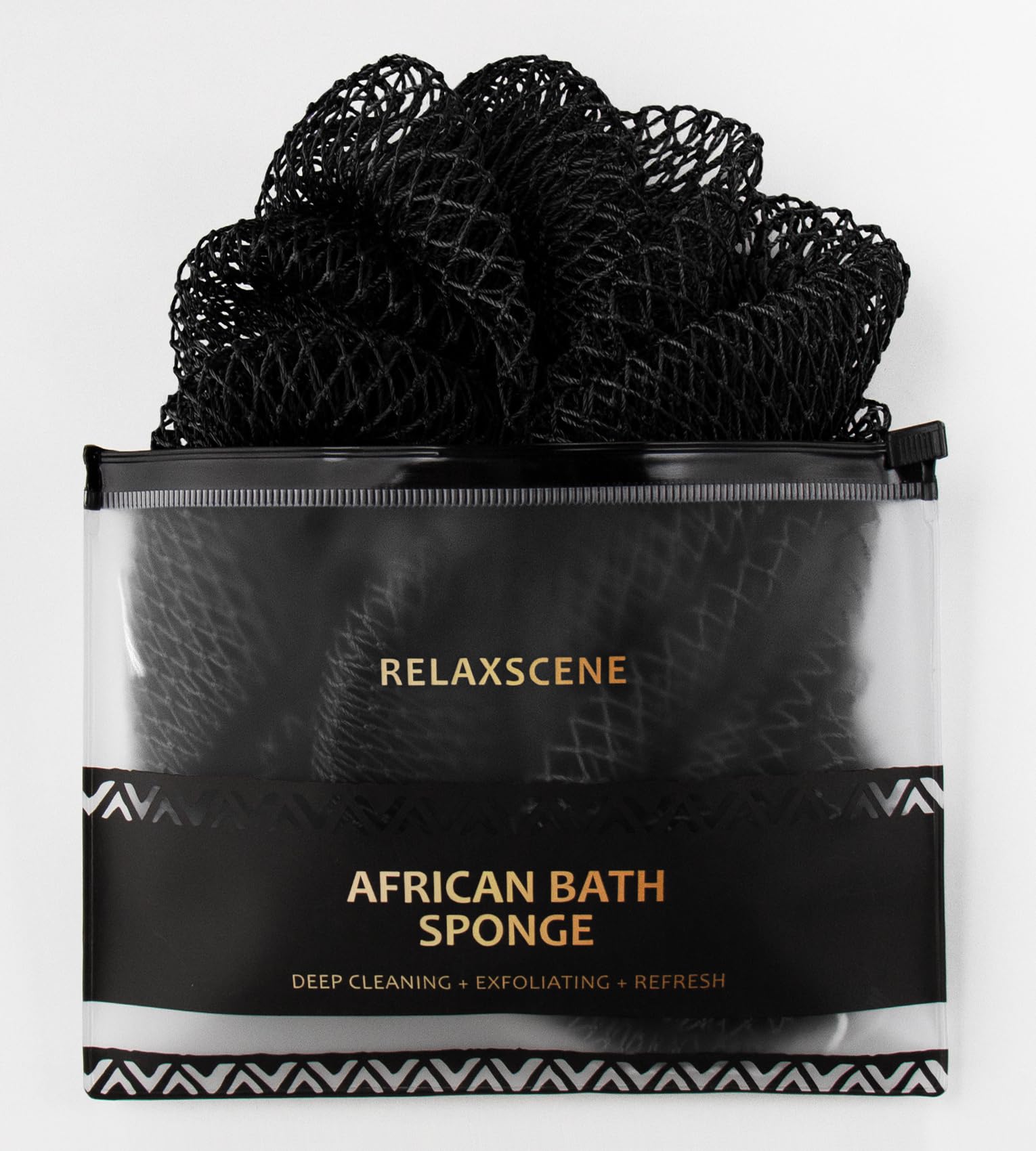 RelaxScene African Net Sponge authentic exfoliating back scrub for smooth skin