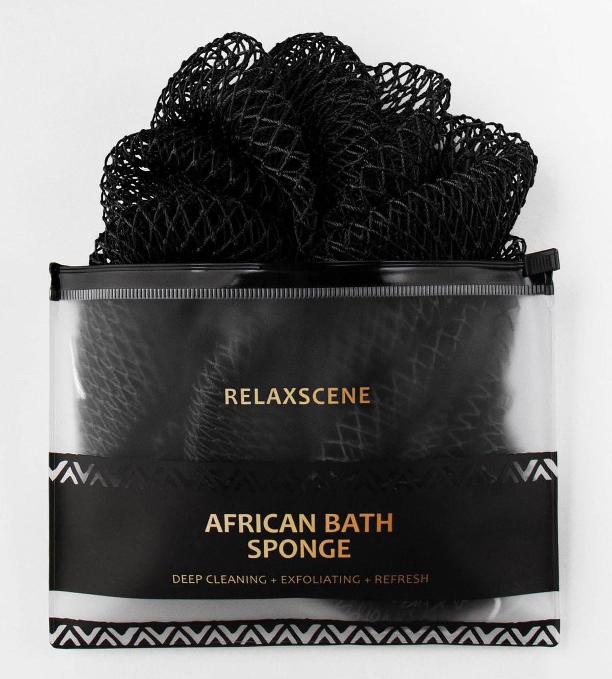 RelaxScene African Net Sponge authentic exfoliating back scrub for smooth skin