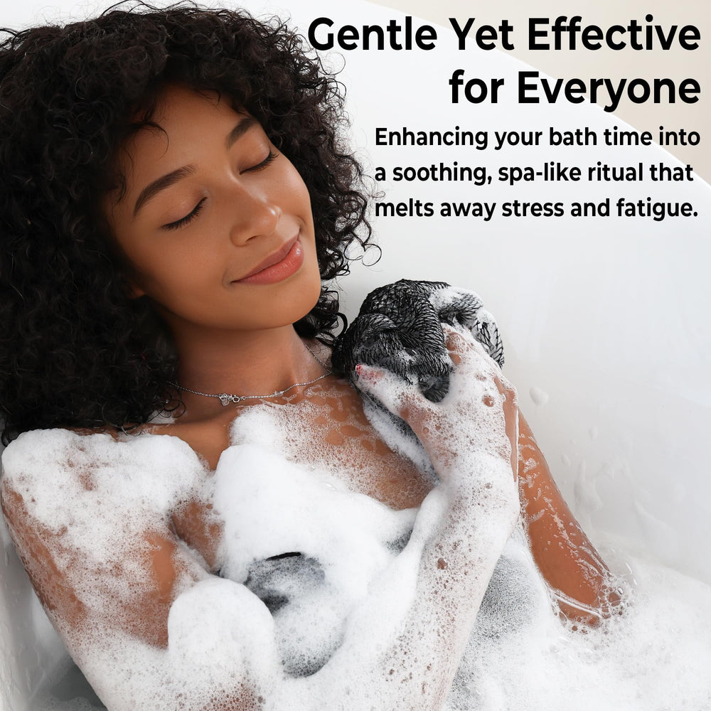 RelaxScene quick-drying hygienic exfoliator for daily showers