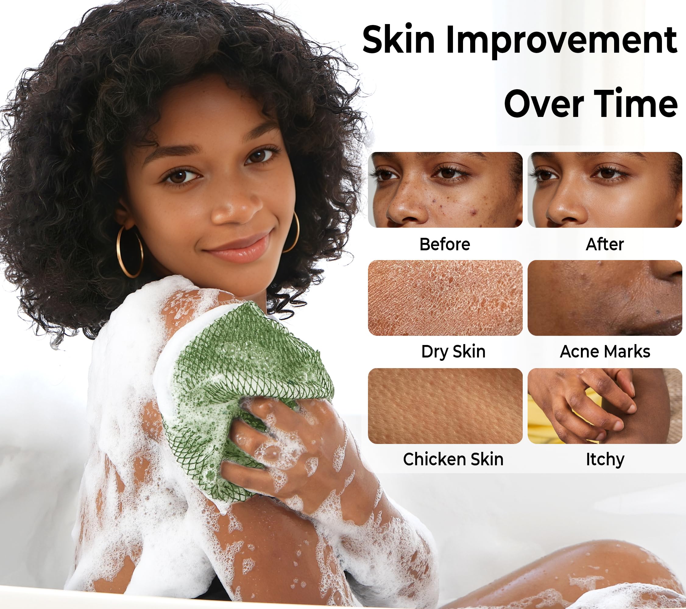 RelaxScene exfoliación de cuerpo mejora la limpieza y renovación de la piel.