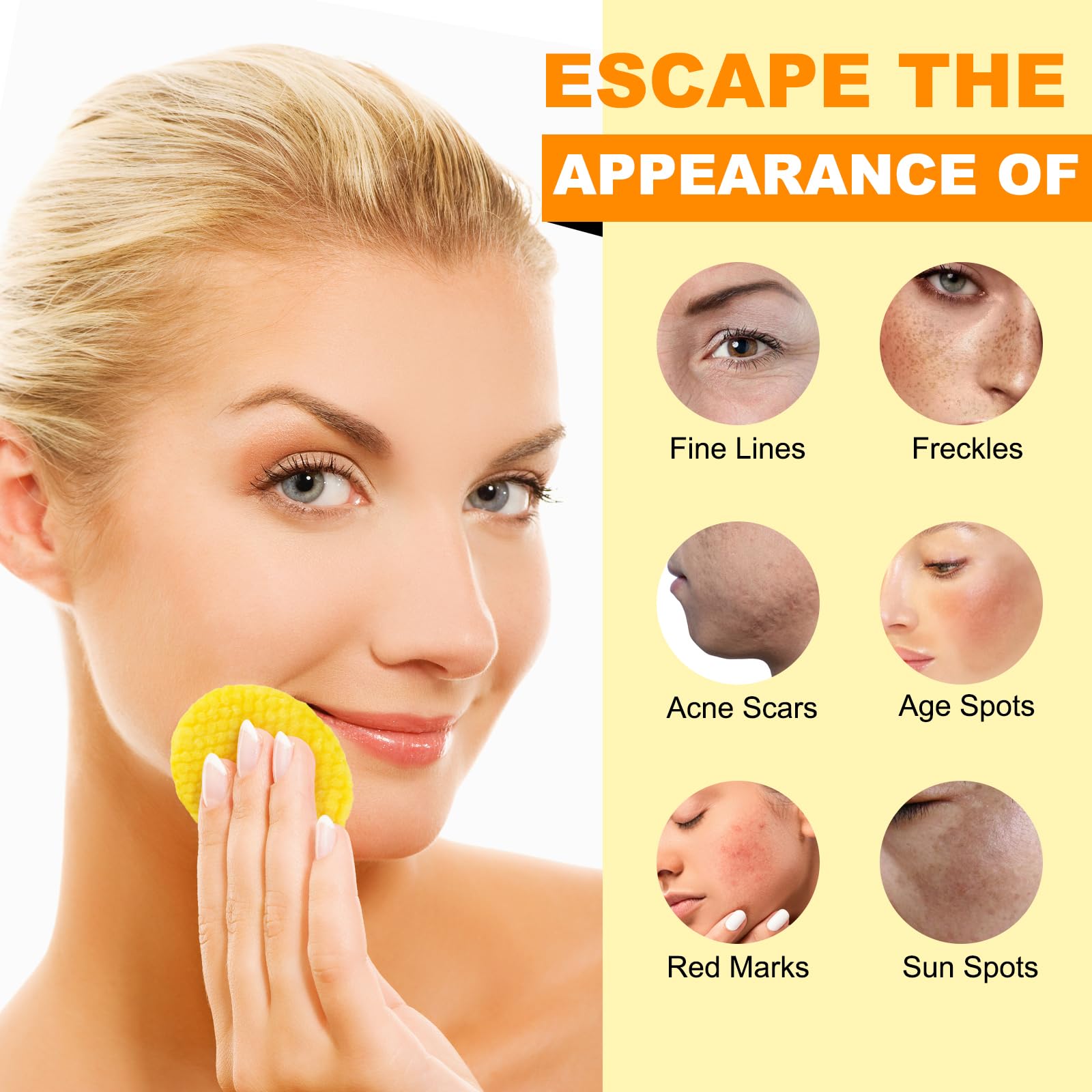 ReliCo kojic acid enriched pad in use for brightening routine.