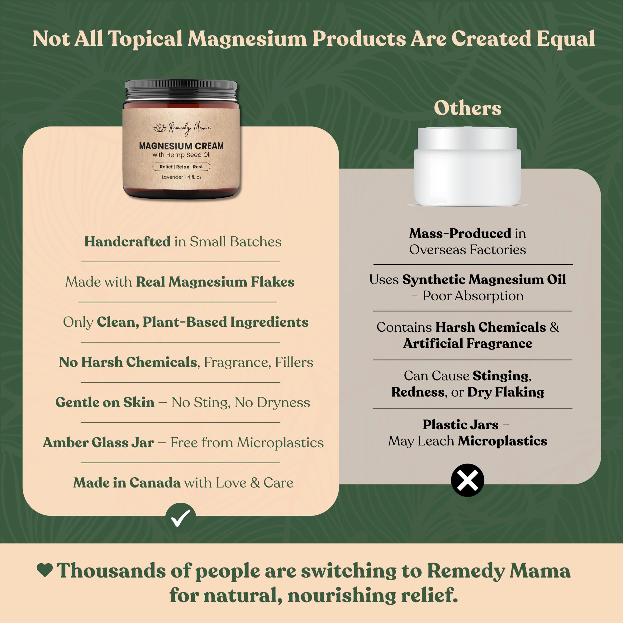 Remedy Mama Magnesium Cream vitamin E supports skin health.