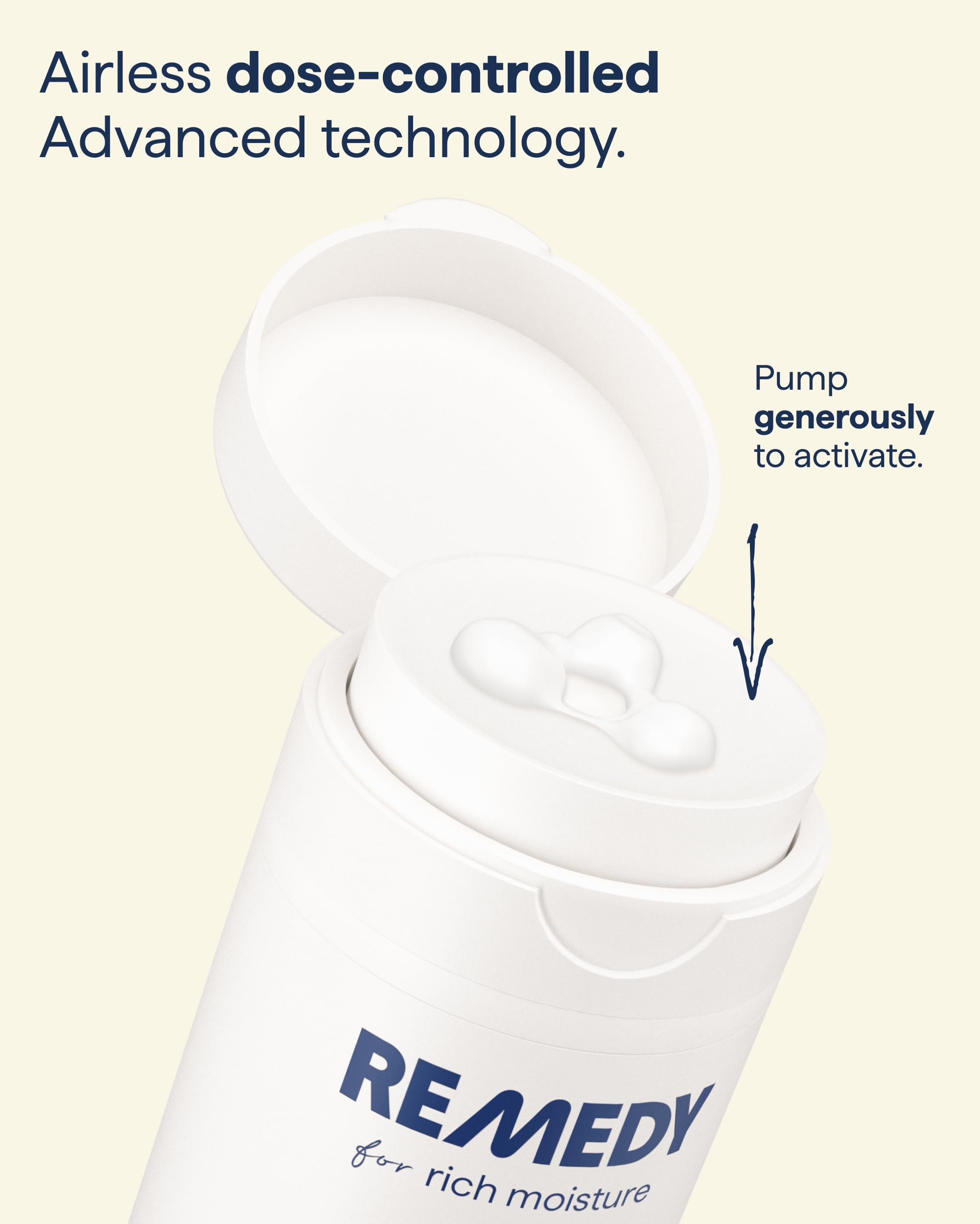 Remedy Science Rich Moisture daily routine image suggests morning and night use.