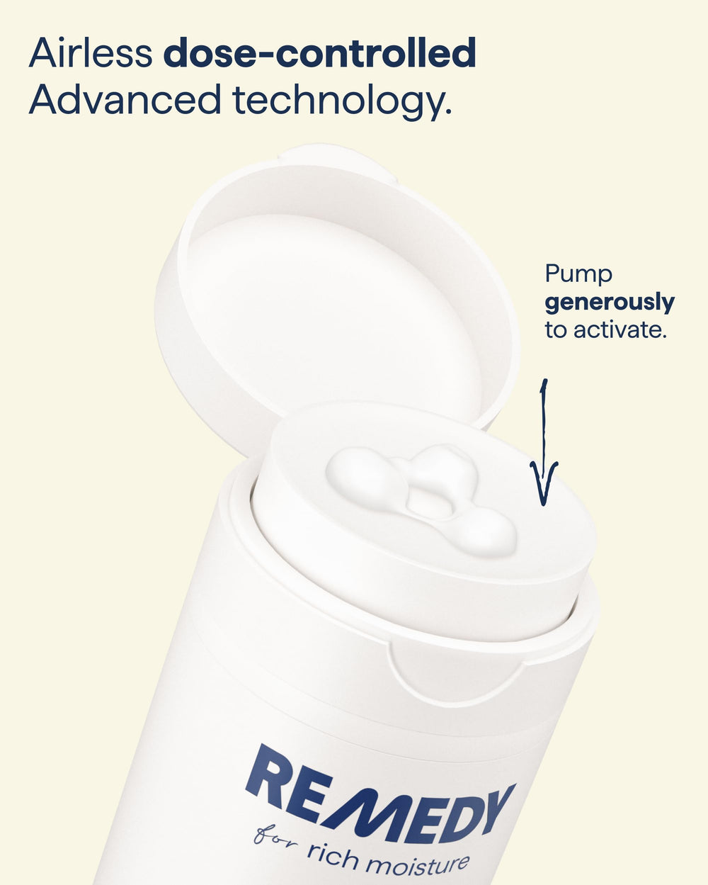 Remedy Science Rich Moisture daily routine image suggests morning and night use.