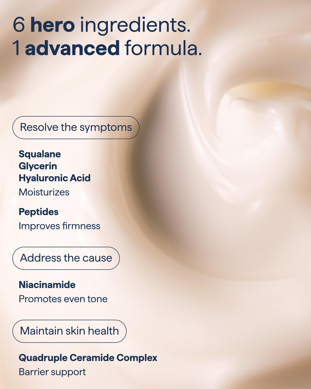 Remedy Science Rich Moisture hands applying cream shows quick absorption.