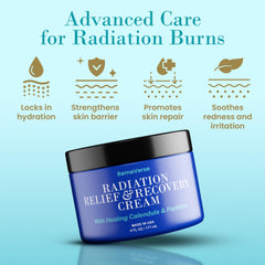 RemeVerse Radiation Cream jar closeup highlighting creamy texture for soothing skin.
