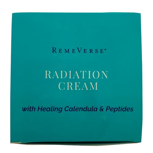 RemeVerse Radiation Cream packaging emphasizes unscented formula and six-ounce jar.