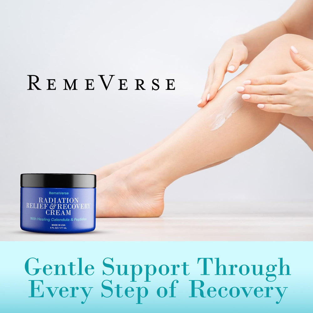 RemeVerse Radiation Cream swirl texture demonstrating smooth, non-greasy finish.