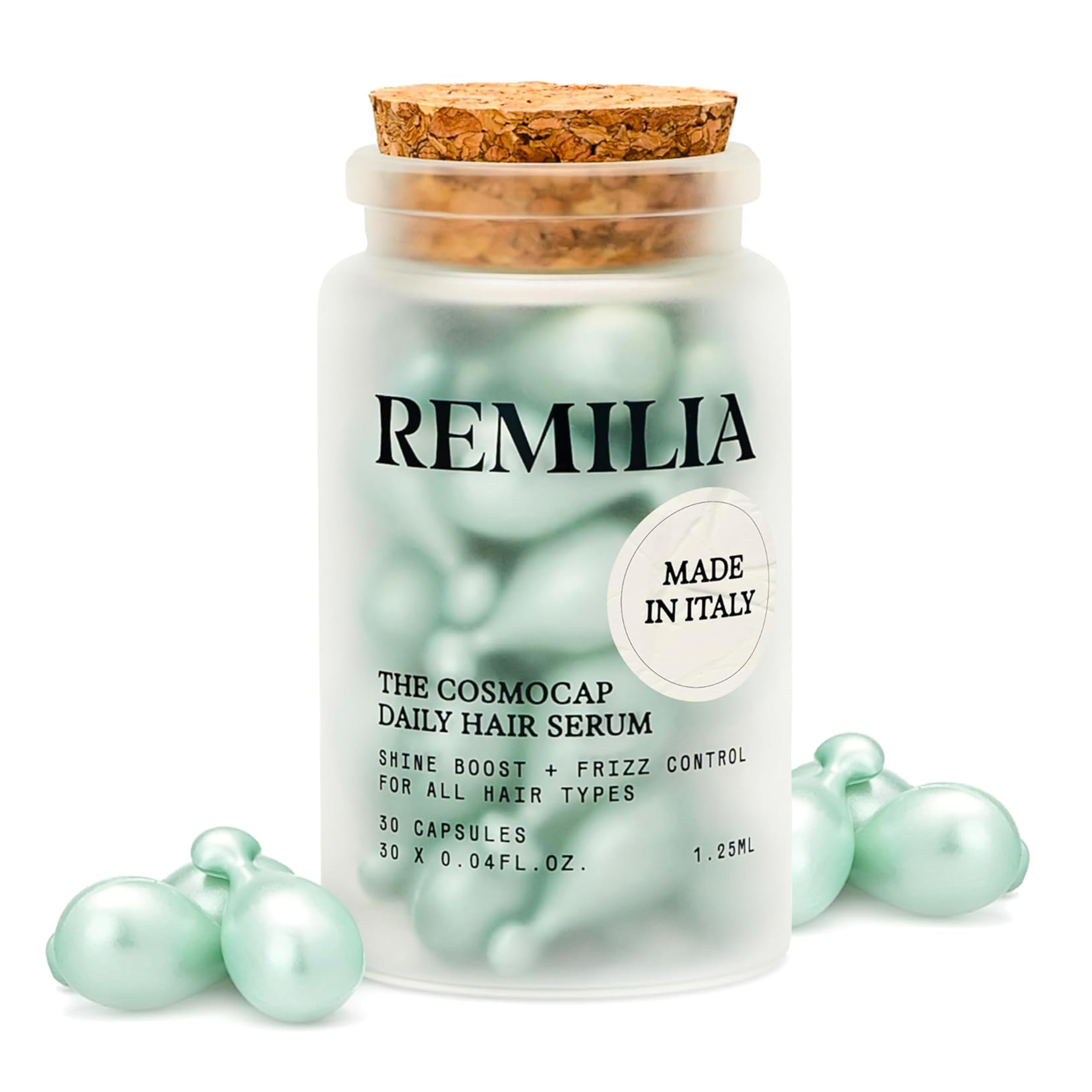 Remilia Hair Cosmocap daily serum cap pour delivers quick absorption for damp or towel-dried hair.
