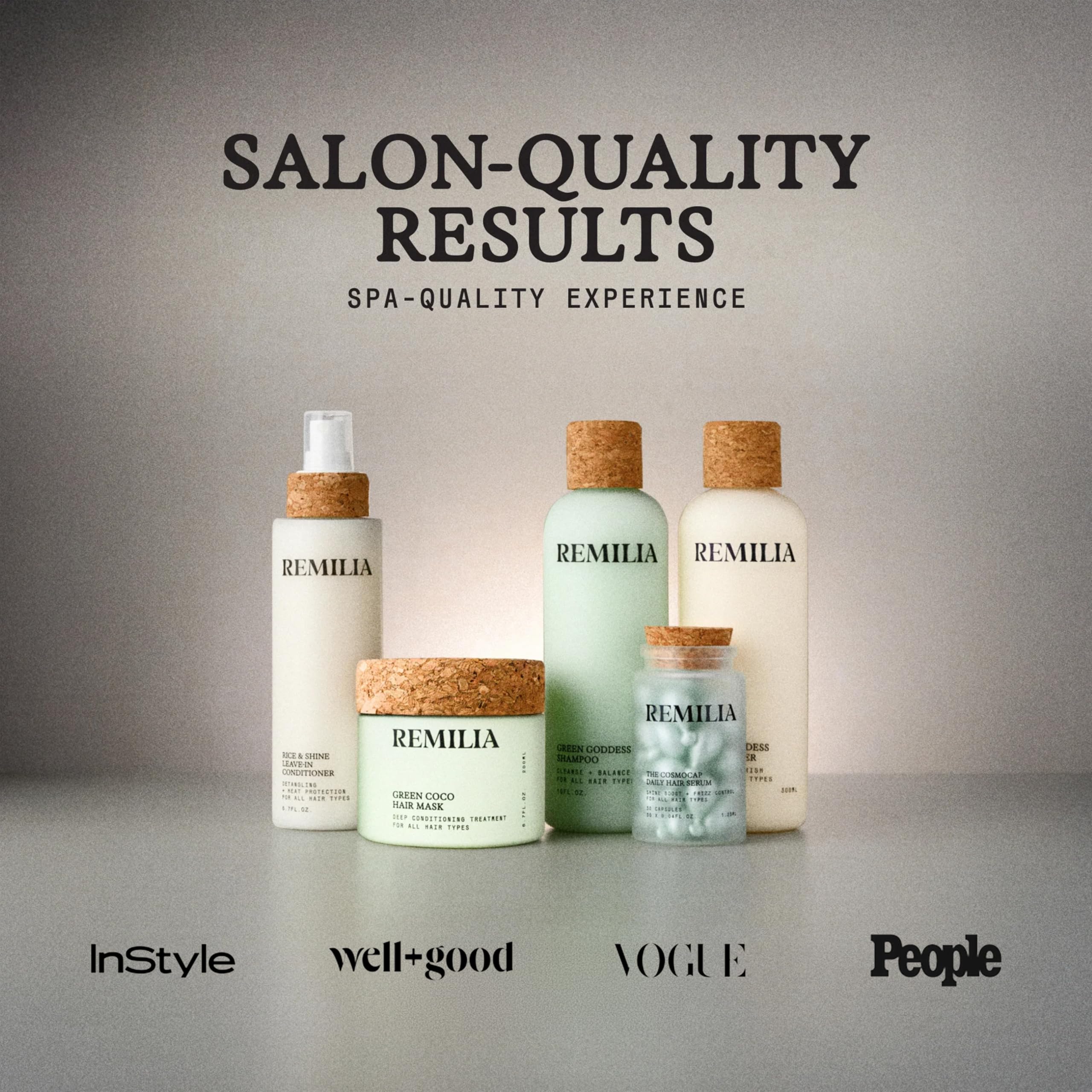 Remilia Hair Cosmocap spa-inspired fragrance adds a relaxing ritual during routine.