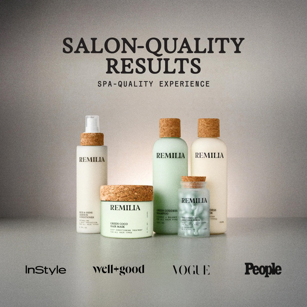 Remilia Hair Cosmocap spa-inspired fragrance adds a relaxing ritual during routine.