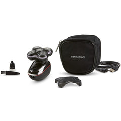 Remington Balder Deluxe 360-degree neck for quick, smooth head shaving.