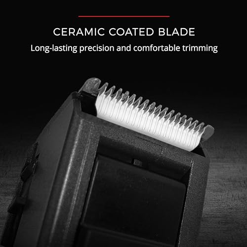 Washable blades on the Remington Barba Trimmer for easy cleaning.