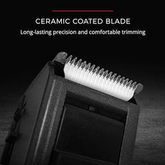 Washable blades on the Remington Barba Trimmer for easy cleaning.