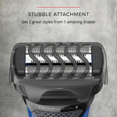 Remington PF7400E waterproof design suitable for wet or dry shaving.