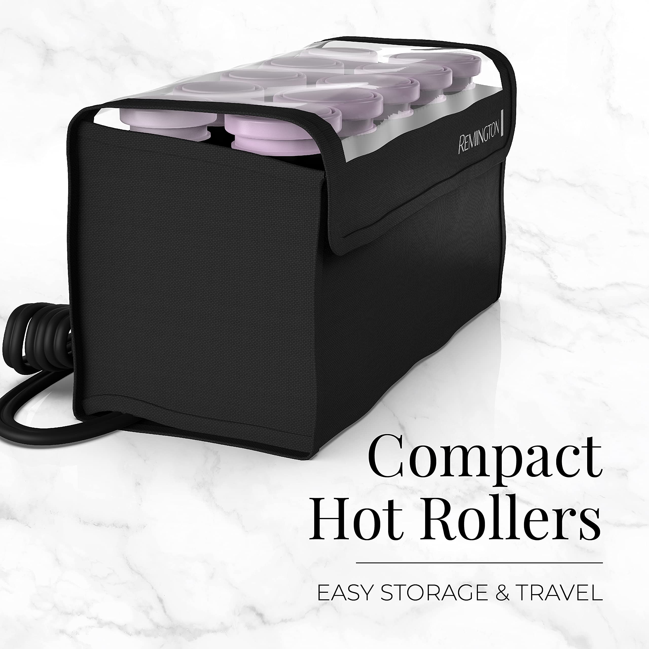 Remington medium 1-inch rollers create soft, everyday waves