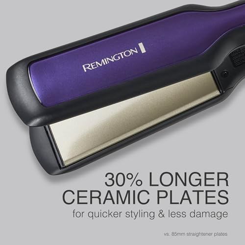 Remington digital LCD controls let you select precise temperature for your hair type