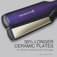 Remington digital LCD controls let you select precise temperature for your hair type
