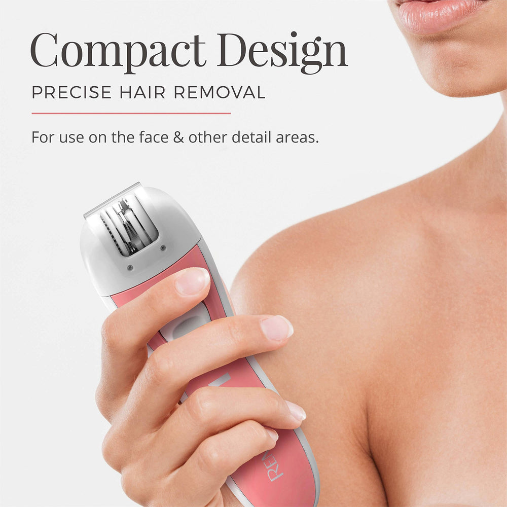 Remington EP1050CDN upper lip epilation shown with gentle technique
