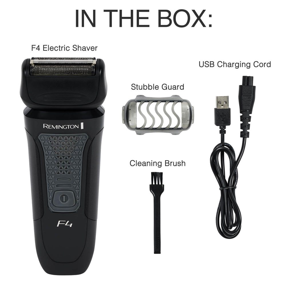 Remington F4 USB charging for convenient power on the go