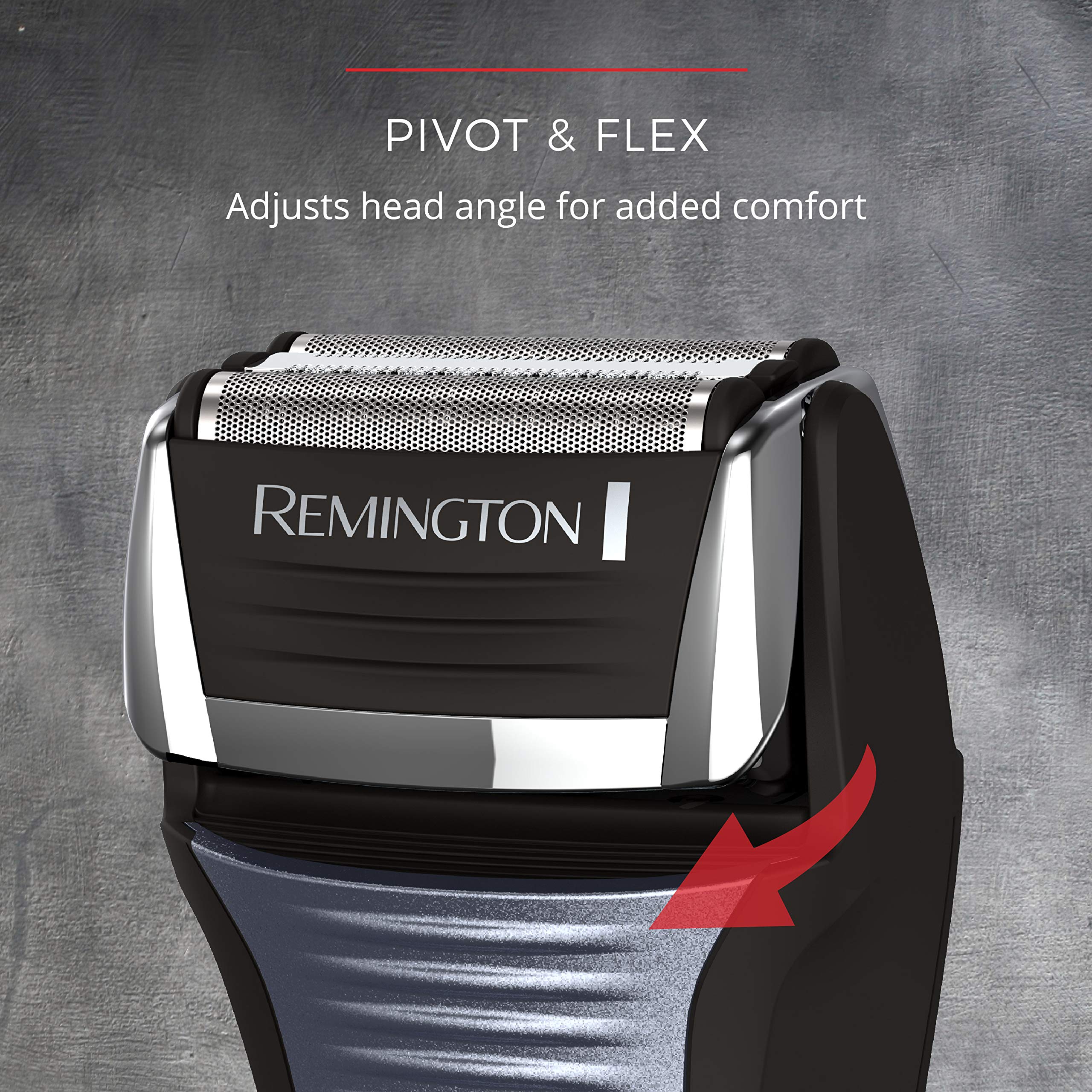 Remington F5 pivot and FlexFoil foils contour with skin for smooth passes