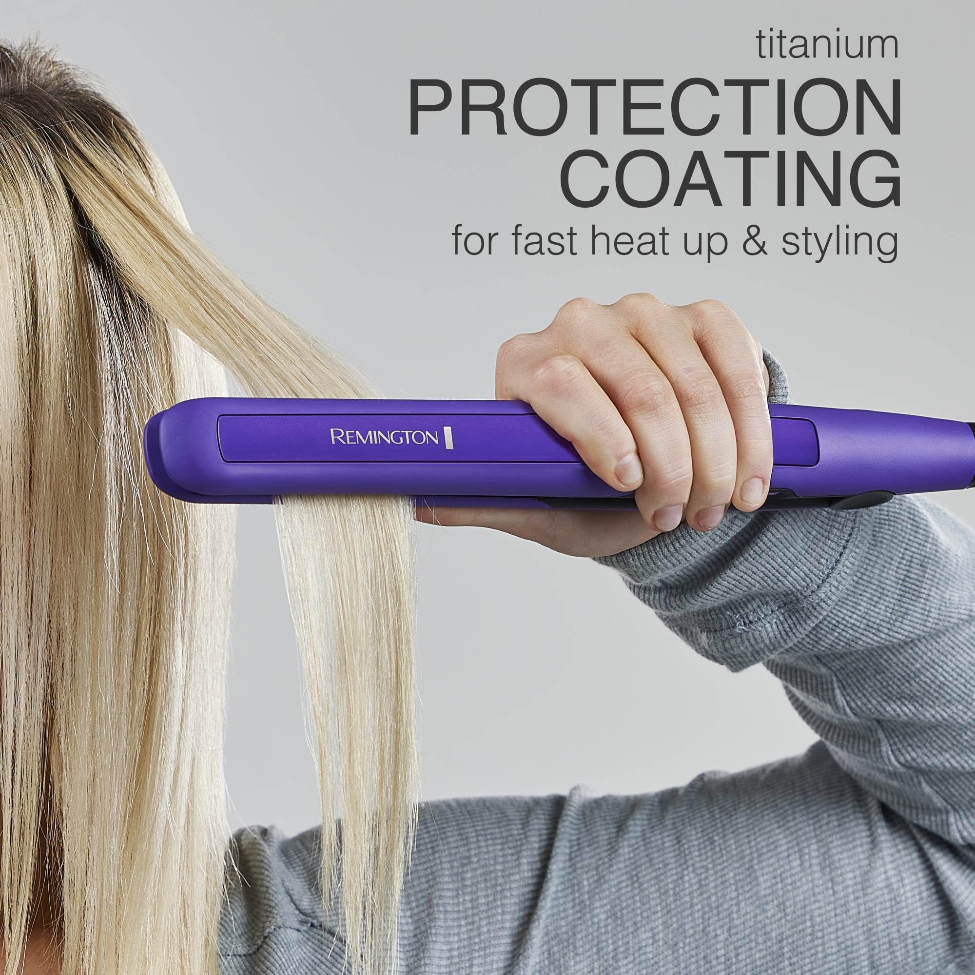 Remington flat iron 30-second heat-up captures fast styling in a busy morning