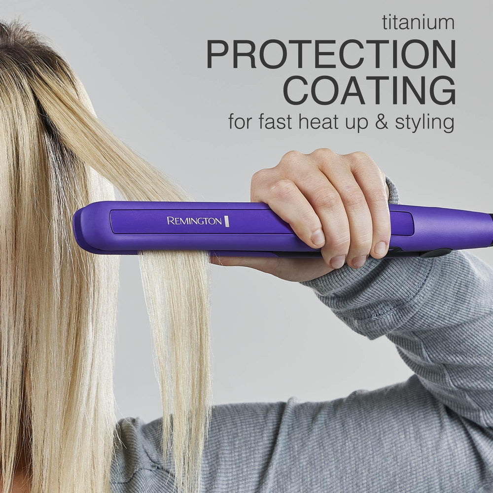 Remington flat iron 30-second heat-up captures fast styling in a busy morning