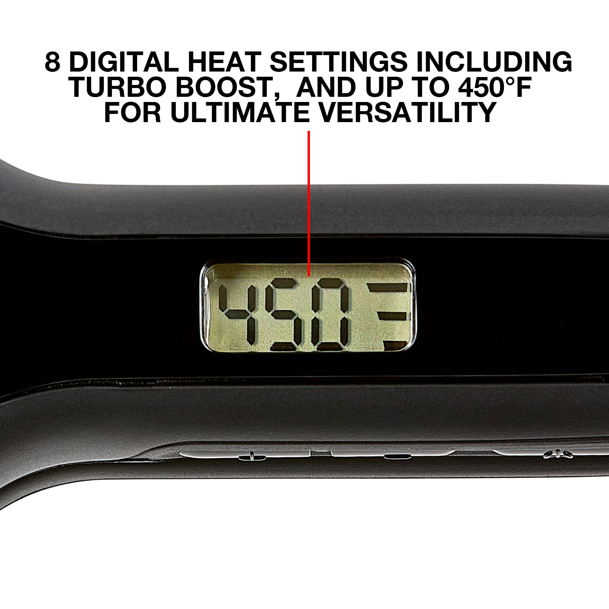 Remington heat settings range from 310 to 410 degrees.