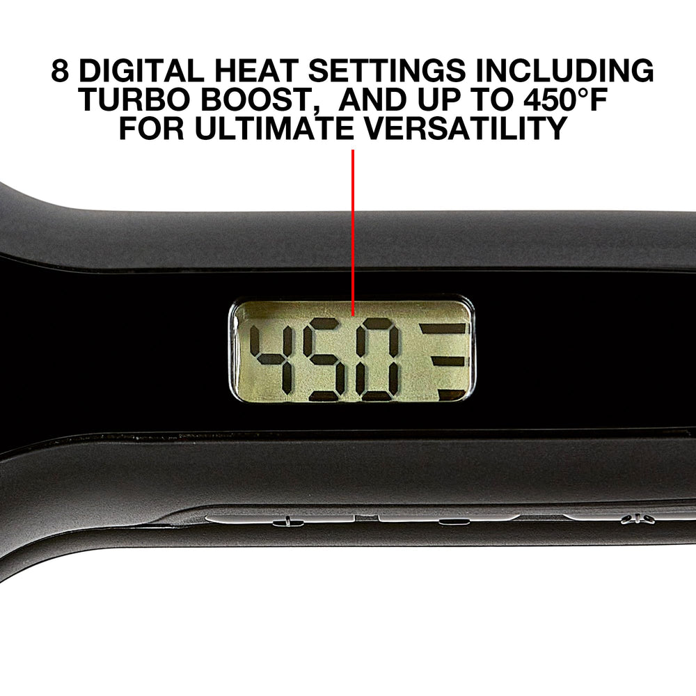 Remington heat settings range from 310 to 410 degrees.