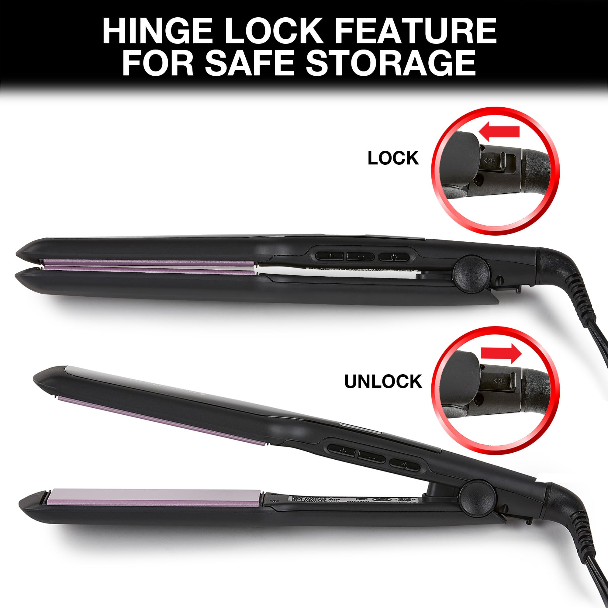 Remington turbo boost feature supports fast refreshes during styling.