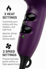 Remington Ionic Compact Hair Dryer provides frizz-control shine for everyday looks.