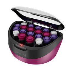 Remington Ionic Conditioning hair setter pack of velvet rollers for frizz-free shine.