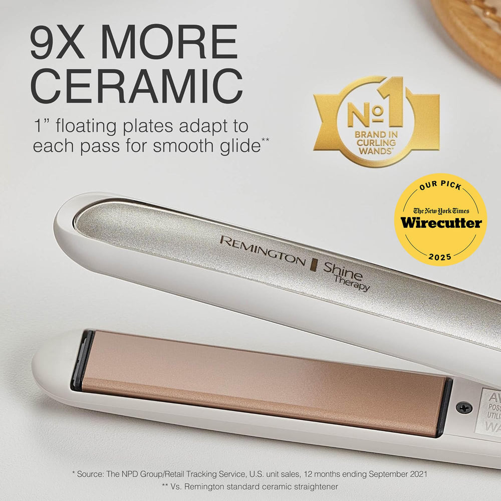Keratin-infused coating for smoother styling with Remington