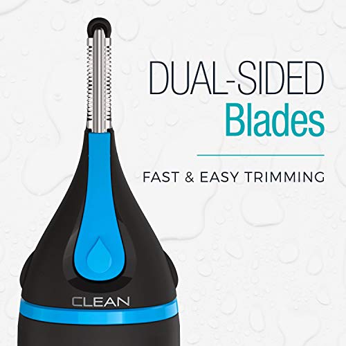 Remington trimmer trims ear hair safely with a gentle touch.