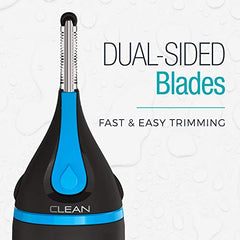 Remington trimmer trims ear hair safely with a gentle touch.