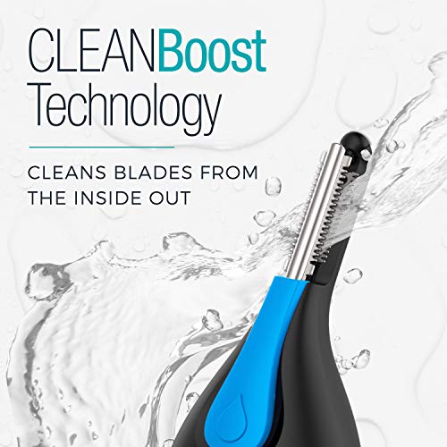Remington trimmer handles nose hair for comfortable grooming.